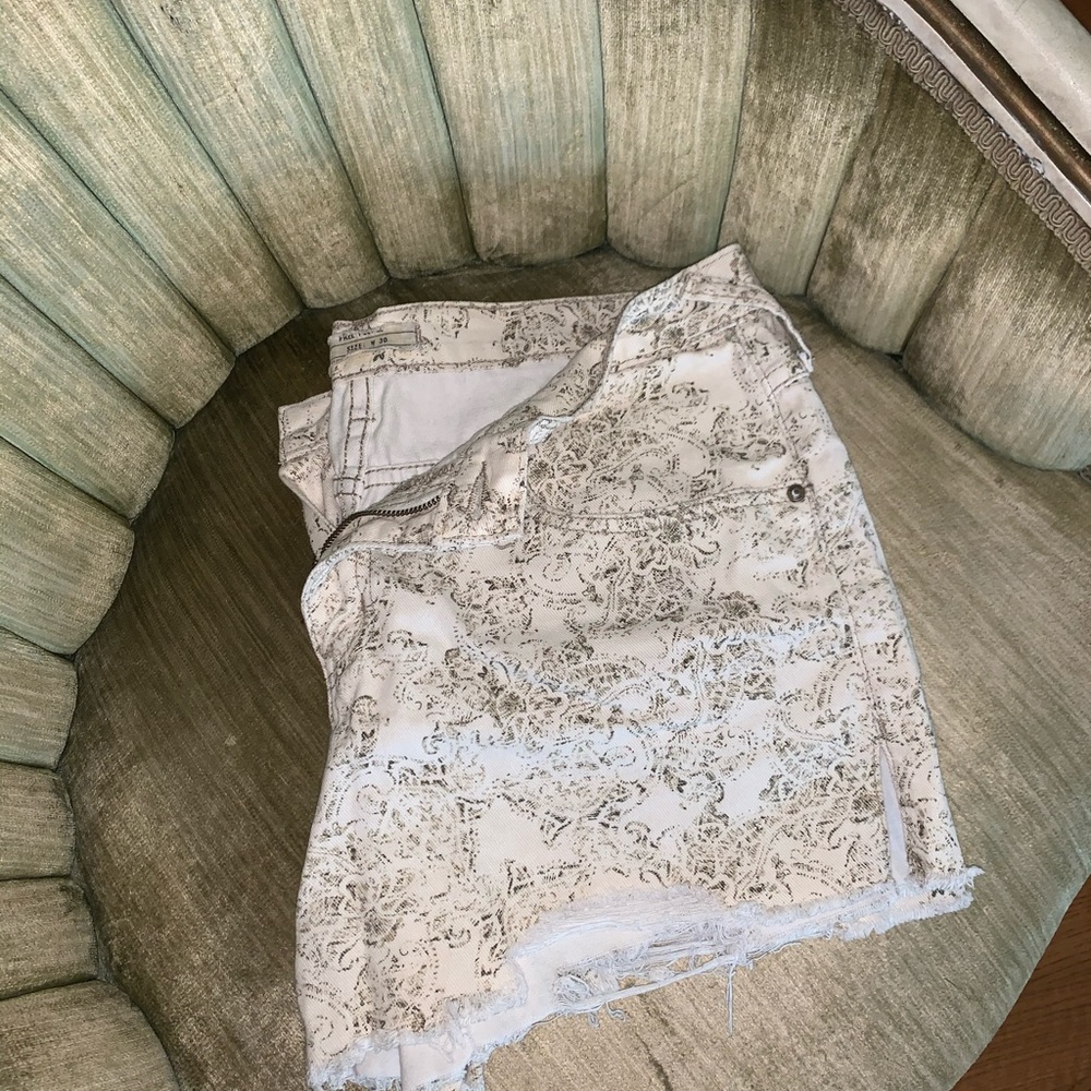 Free people denim shorts